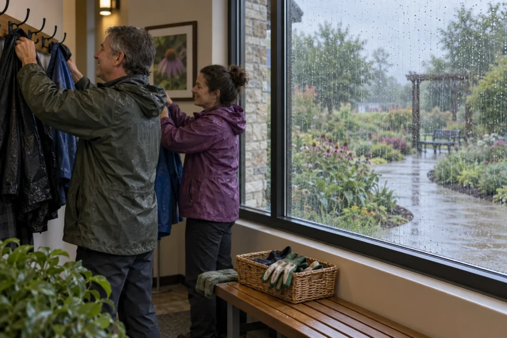 Making a Rain Plan for an Outdoor Volunteer Day
